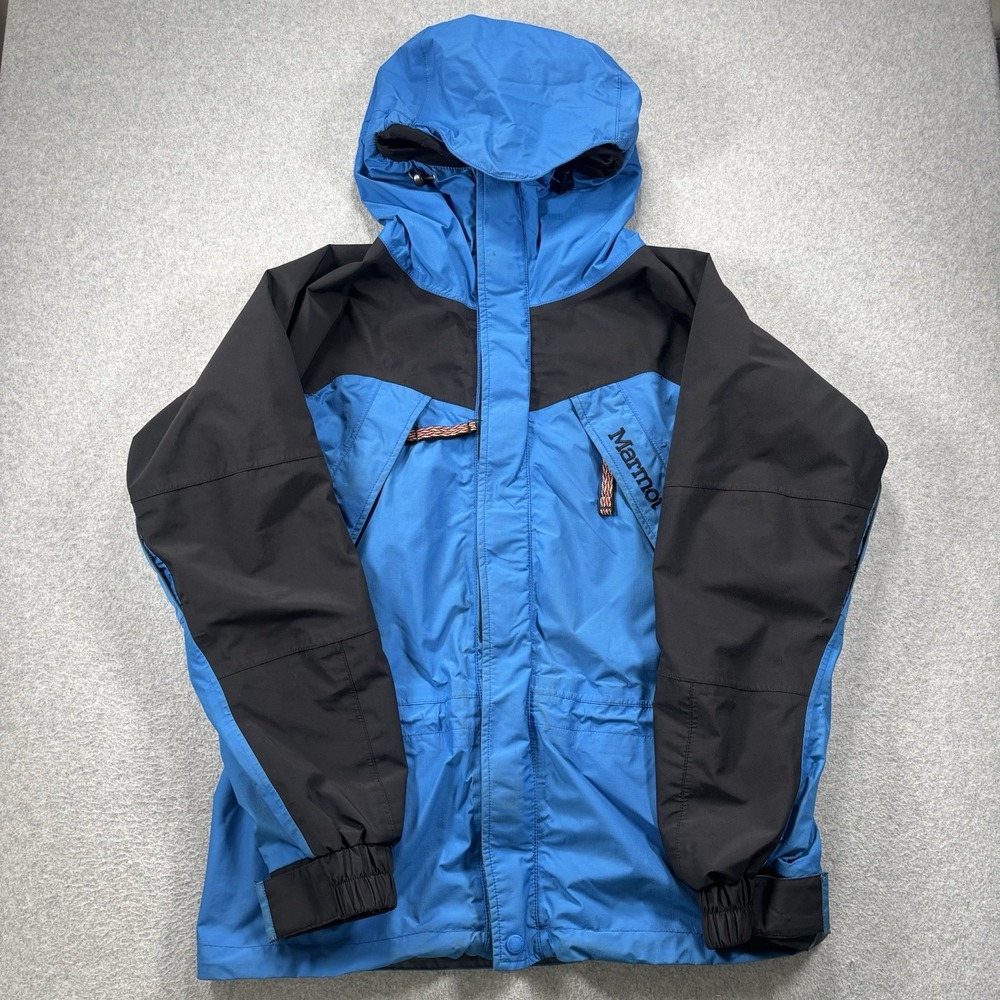 Marmot Jacket Mens S Black Blue 3 in 1 Goretex 3-ply Alpinist VTG Ski Snowboard